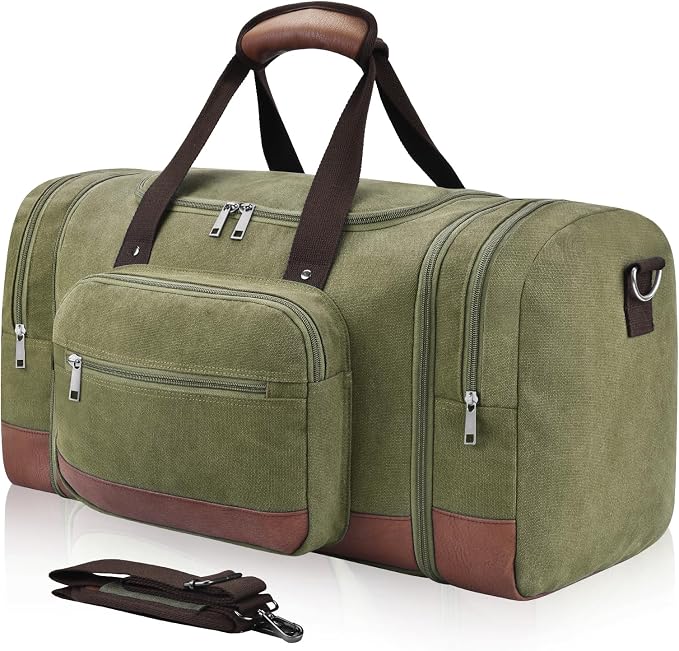 Dimayar Expandable Duffle Bag for Men, 50L Large-Capacity Weekender, by Dimayar