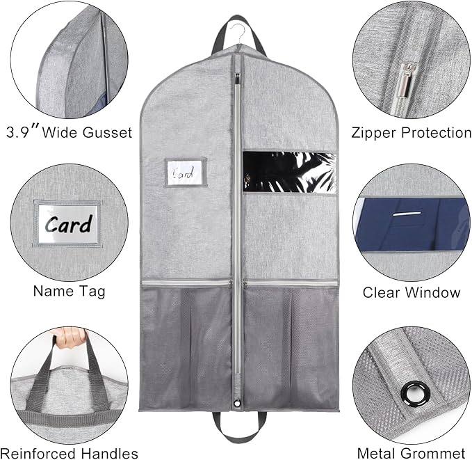 Zilink Luxury Storage 43" Garment Bag - Image 3
