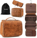 Elviros Hanging Toiletry Bag for Men Travel Essentials 3-in-1 Large Waterproof by Elviros