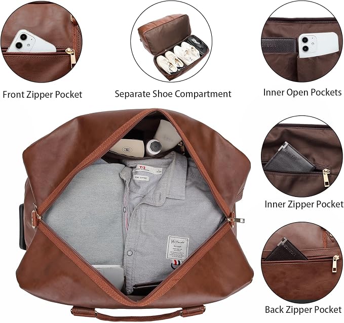 seyfocnia Rolling Duffle with Wheels, Duffle Bag - Image 2