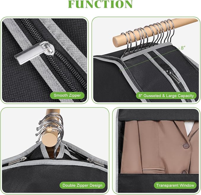 KEEGH Space Saving Hanging Garment Bag - Image 6