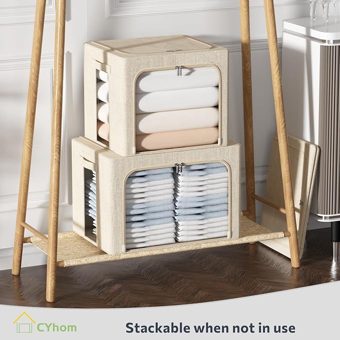 4 Pack Clothes Storage Bins - Image 8