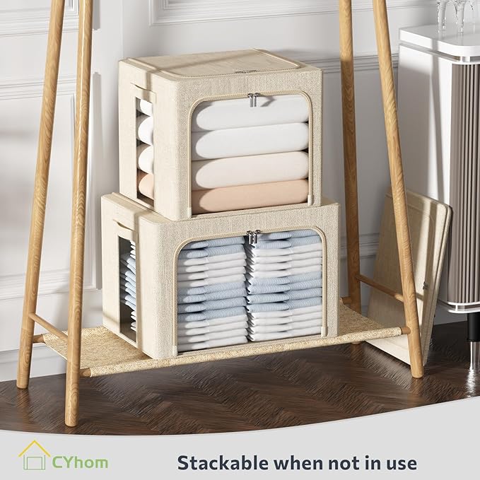 4 Pack Clothes Storage Bins - Image 8