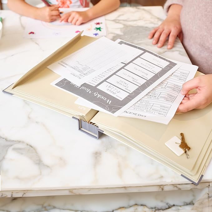 Savor | 2025 Edition The Folio™ Document Organizer | Custom Dyed Cloth-Bound - Image 6