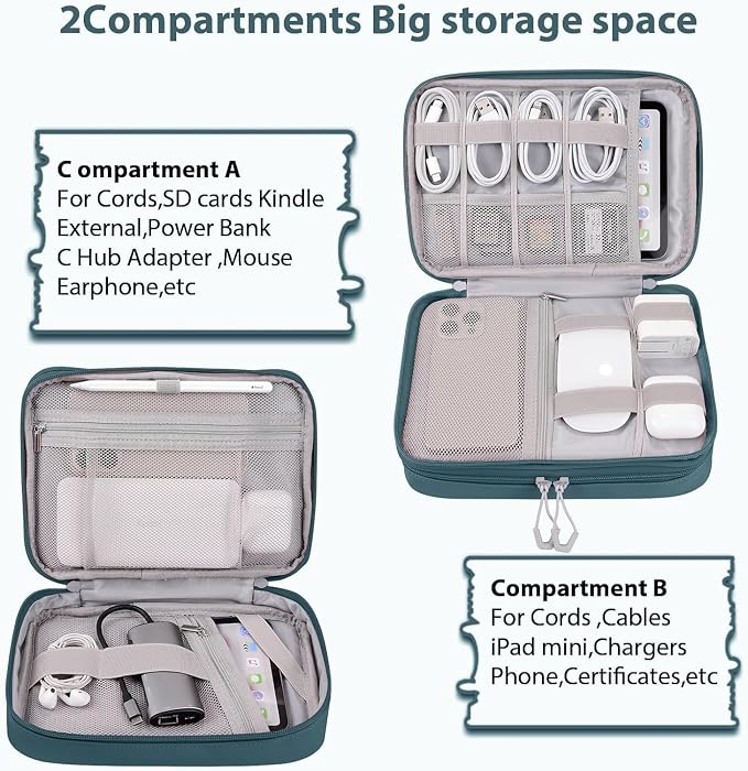 DDgro Electronics Travel Organizer Case - Image 4
