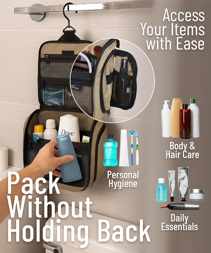 D&D Hanging Travel Toiletry Bag - Image 6
