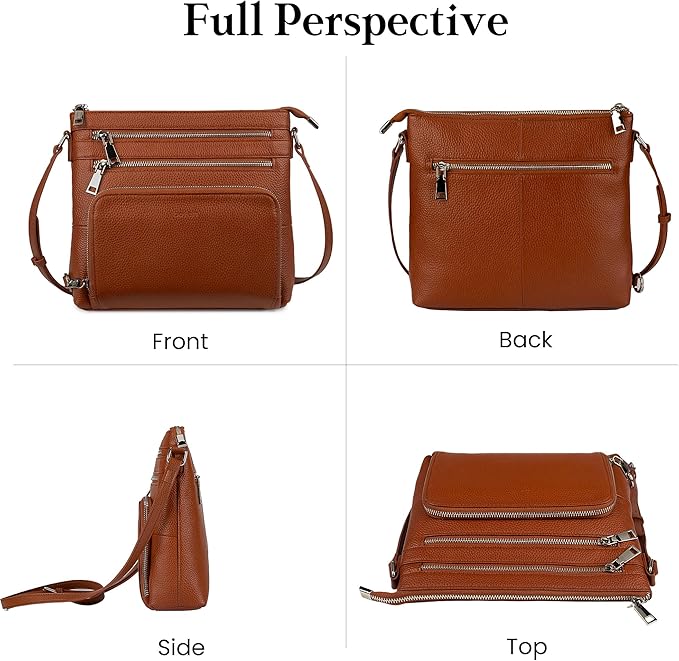 befen Genuine Leather Crossbody Bags - Image 6