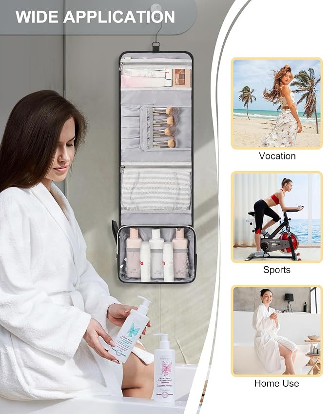 Travel Hanging Toiletry Bag - Image 7