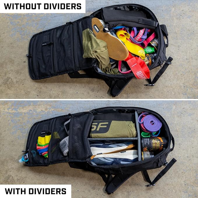 SERIOUS STEEL FITNESS Gym Bag, Rip-Resistant Fabric, Heavy Duty - Image 6