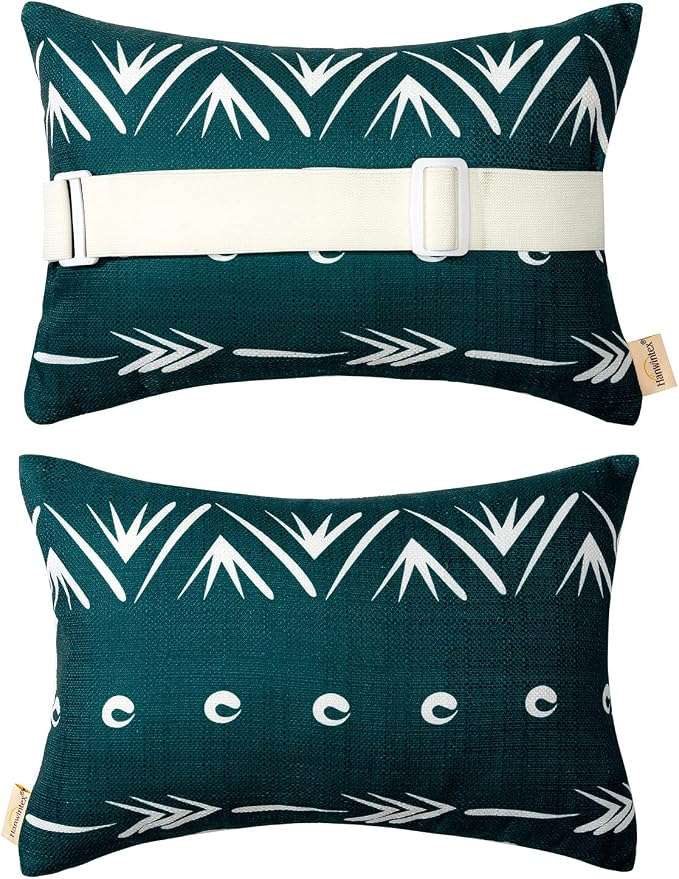 Lounge Chair Head Resting Pillows, Aderonideck Chair Head Waterproof Pillows by vmgreen