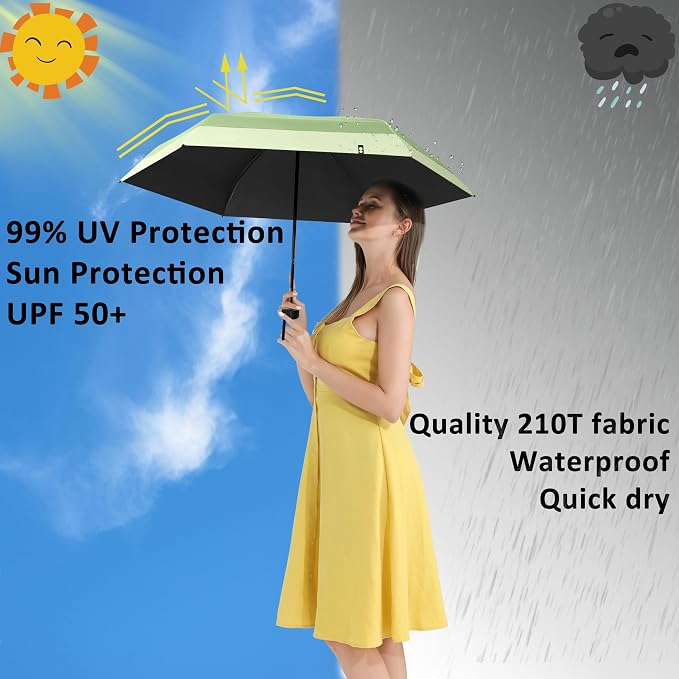 BAODINI Travel Mini Umbrella for Purse - Image 2