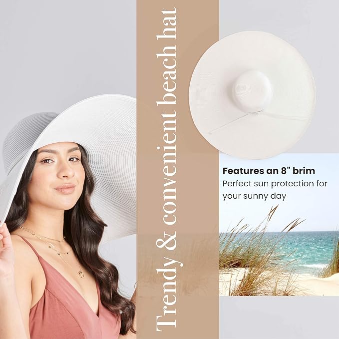 San Diego Hat Company Women's Ultrabraid X-Large Brim Hat, Adjustable Sun Hat - Image 3