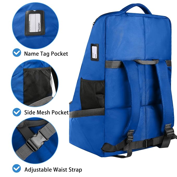 YOREPEK Car Seat Travel Bag, Padded Car Seats Backpack - Image 3