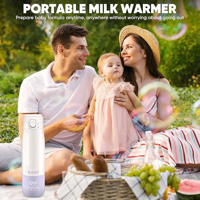 Portable Bottle Warmer for Travel, Portable Milk Warmer for Baby-12oz Ceramic - Image 8