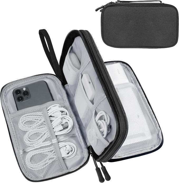 Electronics Travel Organizer, Portable Waterproof Electronic Travel Storage Bag by Lcsmaokin