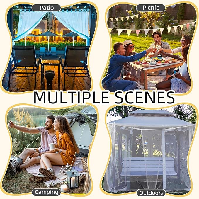 4 Corners Mosquito Net for Mosquiteros para Camas Bed Canopies Netting Bed - Image 5