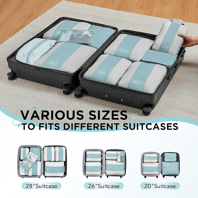 10 Set Compression Packing Cubes - Image 7