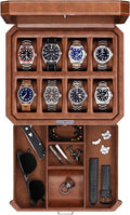 ROTHWELL 8 Slot Leather Watch Box by RothwellSanFrancisco
