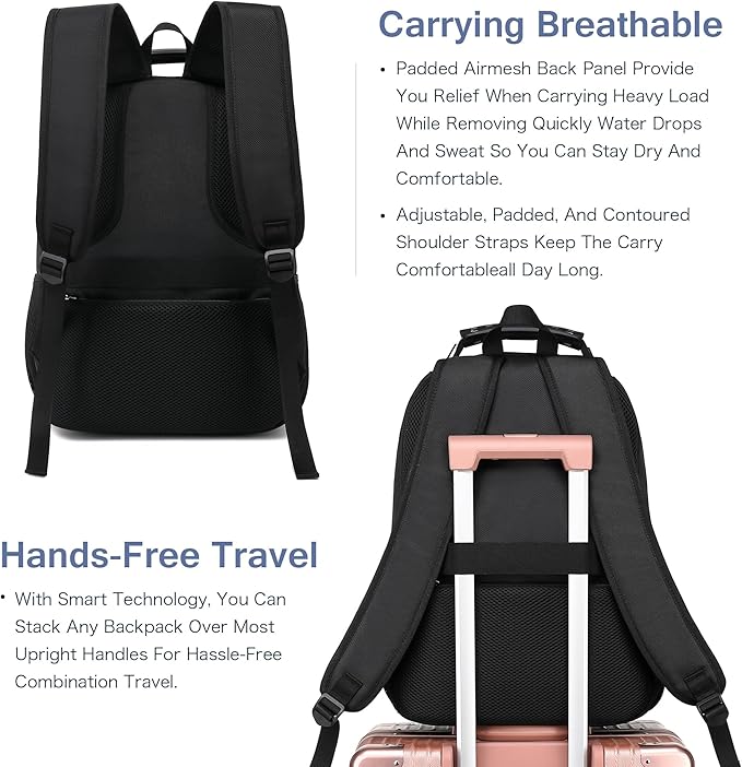 Boavan Laptop Backpack for men, 15.6 inch Laptop Bag - Image 3