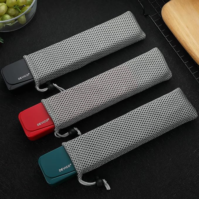 DEVICO Travel Utensils, 18/8 Stainless Steel Portable Reusable Camping - Image 6
