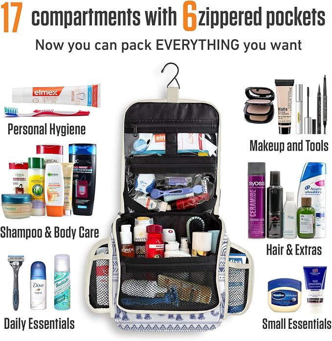 VENTURE 4TH Hanging Travel Toiletry Bag - Image 3