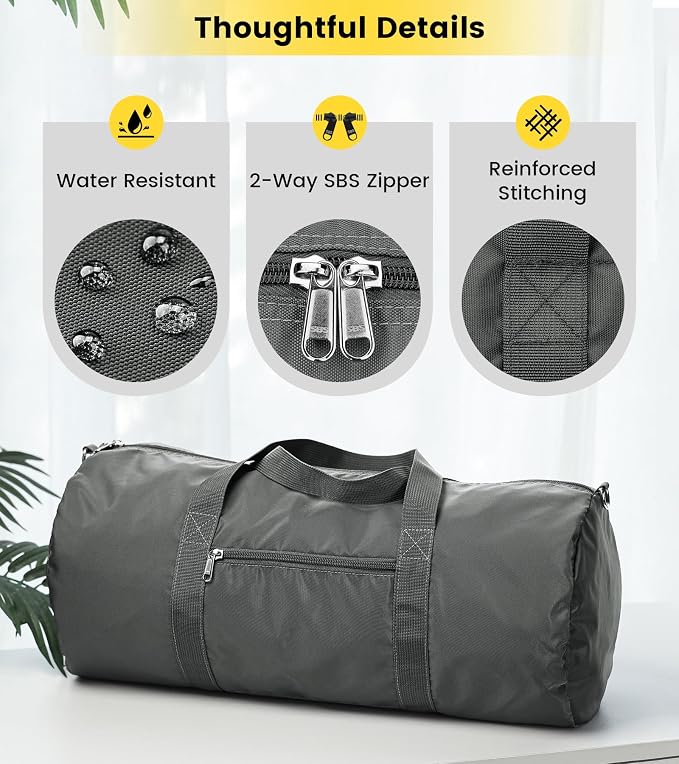 Vorspack Duffel Bag 20-24-28 Inches Foldable Gym Bag - Image 4