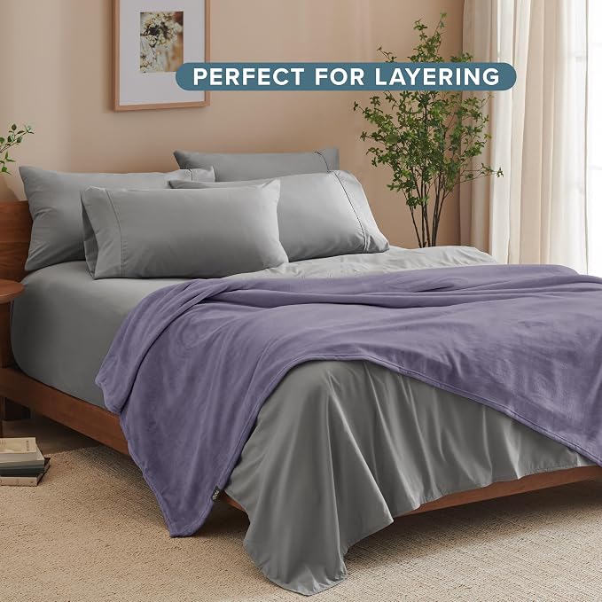 Bare Home Fleece Blanket - Image 7