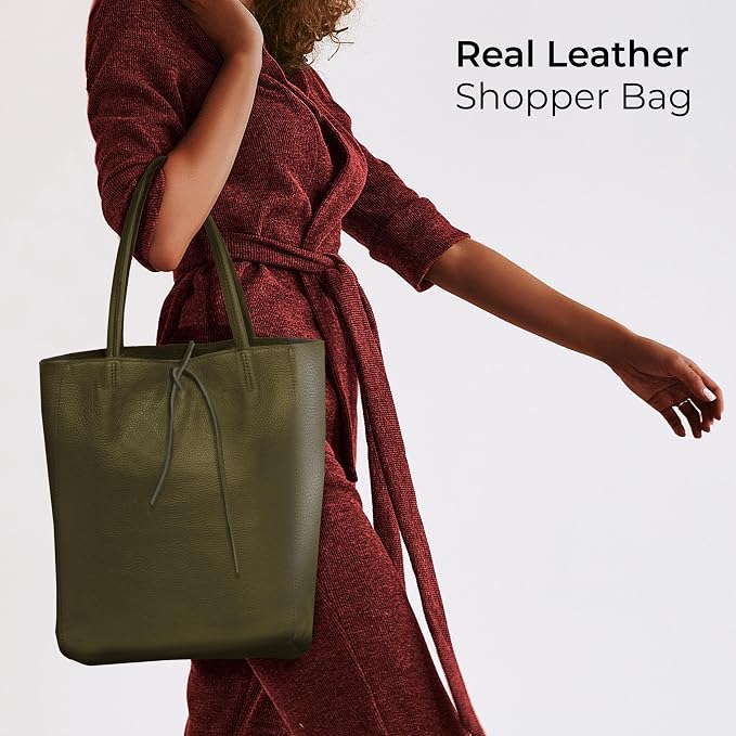 Italian Calf Leather Tote for Women - Image 8