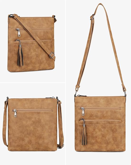 MASINTOR Crossbody Purses for Women, Adjustable Strap Shoulder Bag - Image 5