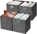 Posprica Storage Cubes, 12×12 Storage Bins, Foldable Storage Baskets Fabric by Posprica