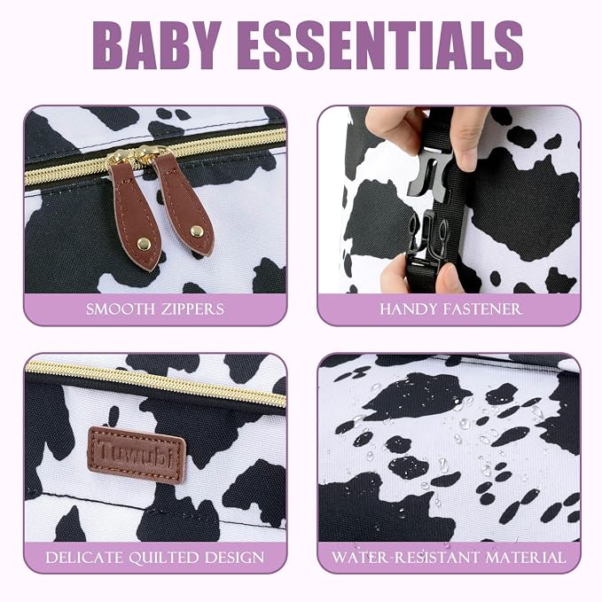 Tuwubi Diaper Bag Tote, Baby Diaper Bag - Image 3