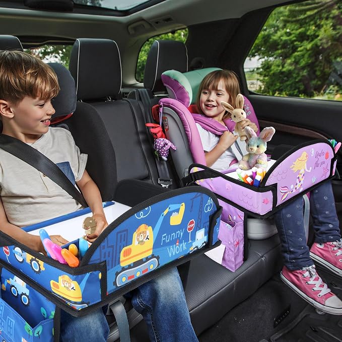2PCS Kids Travel Tray for Airplane - Image 2