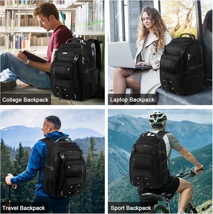 Extra Large Laptop Backpack for Travel, College & Work, TSA Friendly Commuter - Image 7