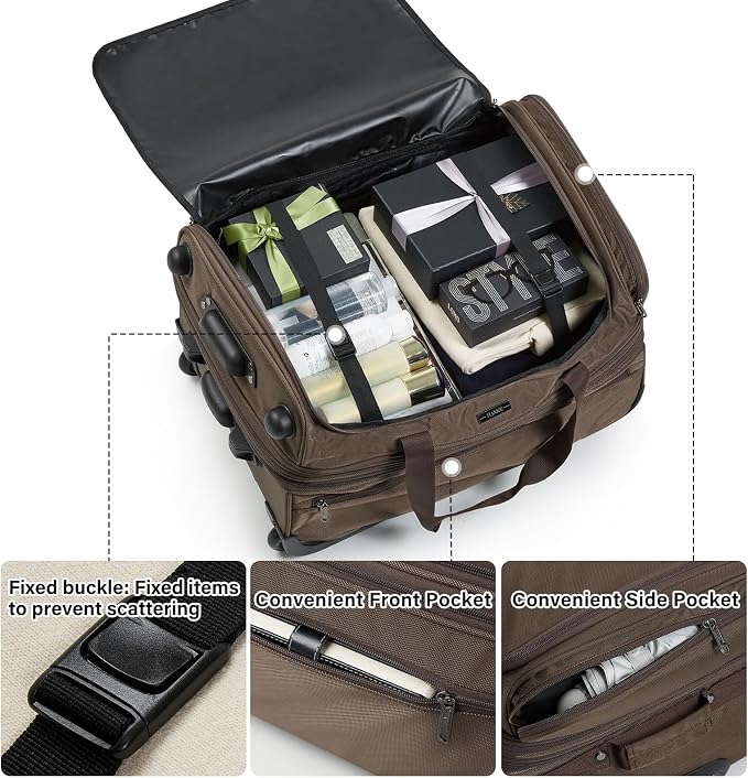Hanke Large Expandable checked Luggage Suitcases - Image 4