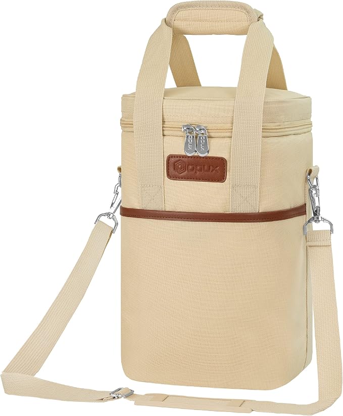Opux 4 Bottle Insulated Wine Cooler Bag by OPUX