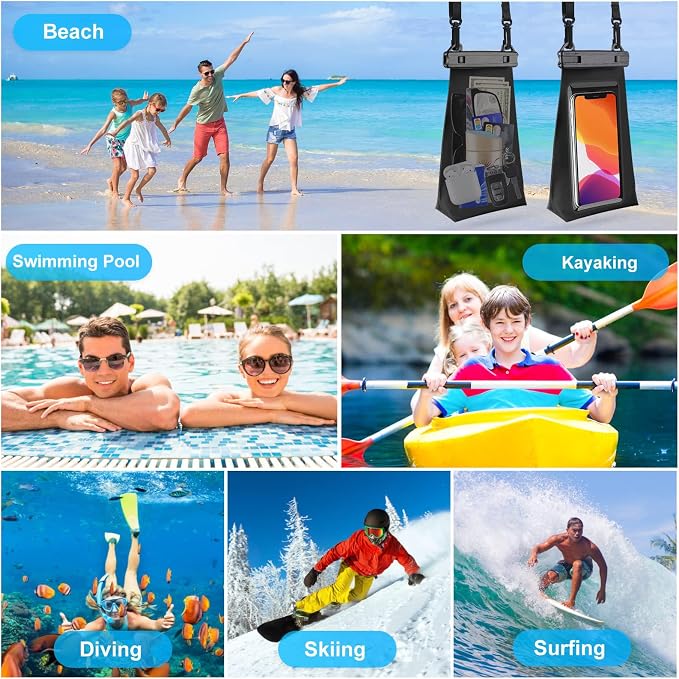 Large Capacity Waterproof Phone Pouch Floating, Waterproof Bag Case - Image 6