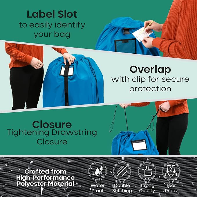 reperkid Medium Stroller Bag for Airplane Travel, Fits Most Single Strollers - Image 4