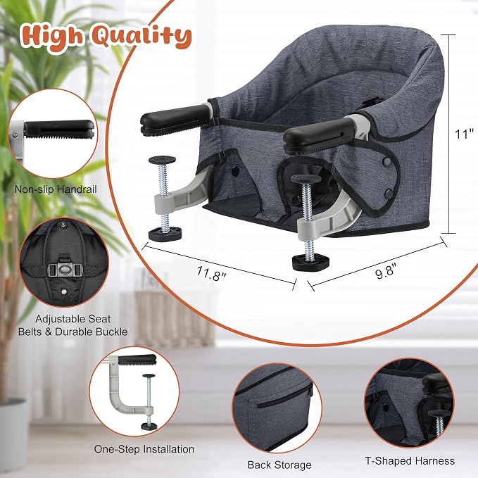 Hook On High Chair, Jozzve Clip on High Chair - Image 8