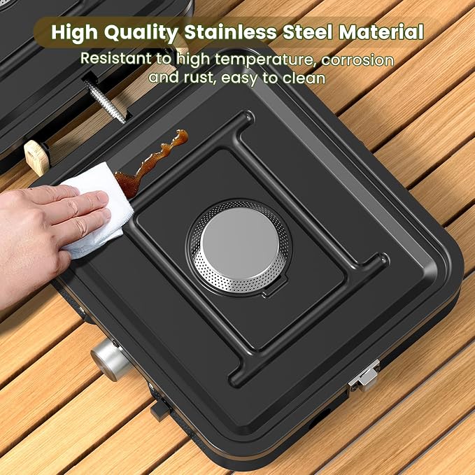 OGERY 2-Burner Foldable Camping Stove - Image 5