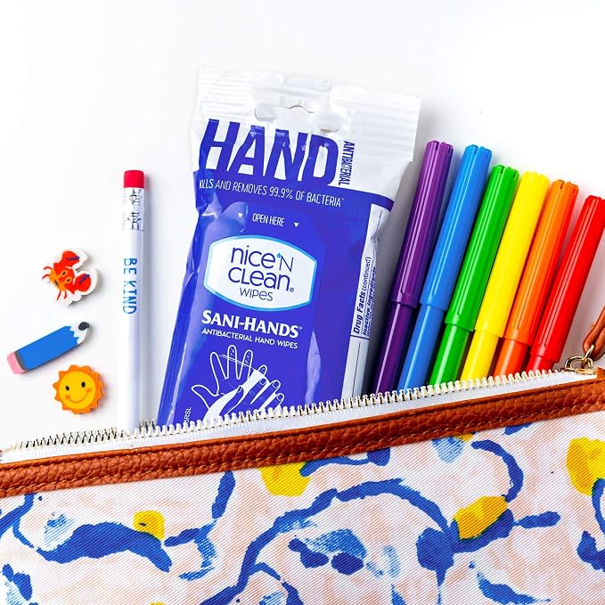 Nice 'N Clean Sensitive Skin Wet Hand Wipes Infused - Image 6
