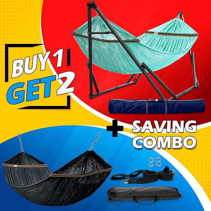 Tranquillo Combo x2 Hammocks - Image 2