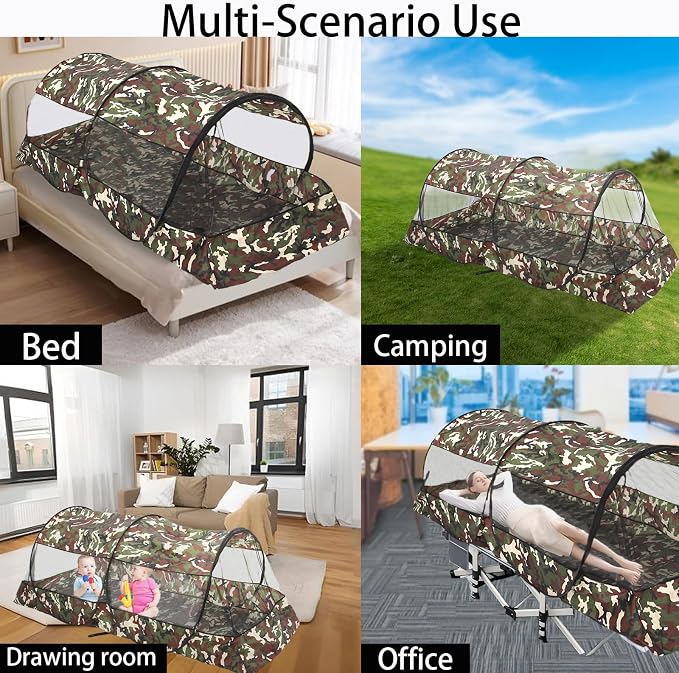 CMINGJ Portable Mosquito Net Foldable Pop-Up Travel Mosquito Net - Image 5