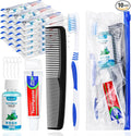 10 Set Travel Toothbrush Kit Bulk, Disposable Toothbrush by SLequipo