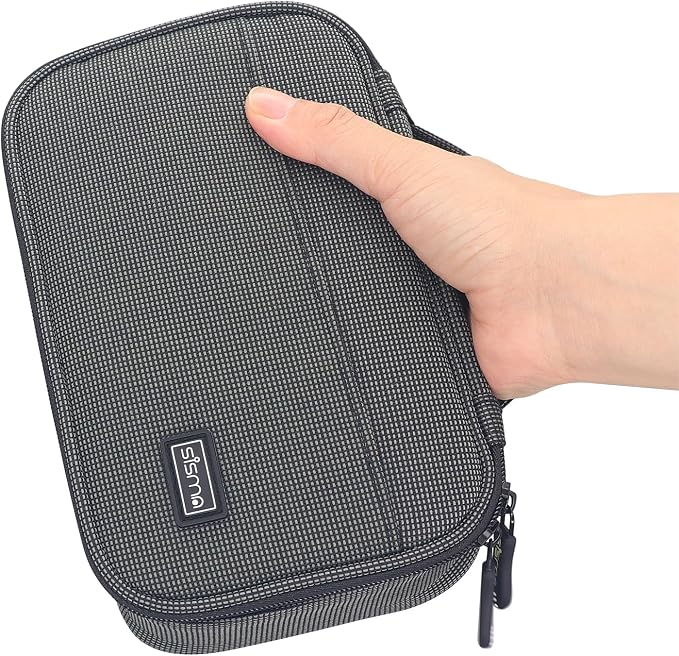 sisma Travel Electronics Organizer Tech Accessories Case Small Carrying Bag - Image 5
