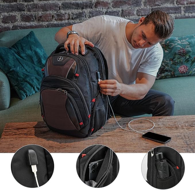 Swissdigital Design Men's Laptop Backpack - Image 3