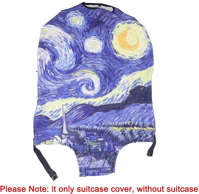MosaiRudo Thicker Luggage Cover Elastic Suitcase Cover Protector Fits 18-32 - Image 2