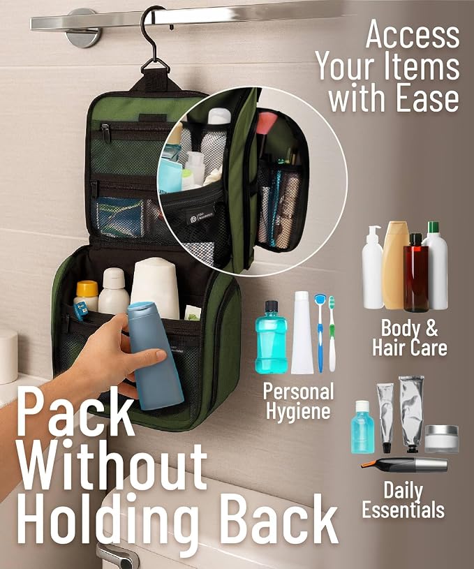 DD D&D Wanderlust D&D Hanging Travel Toiletry Bag - Image 5