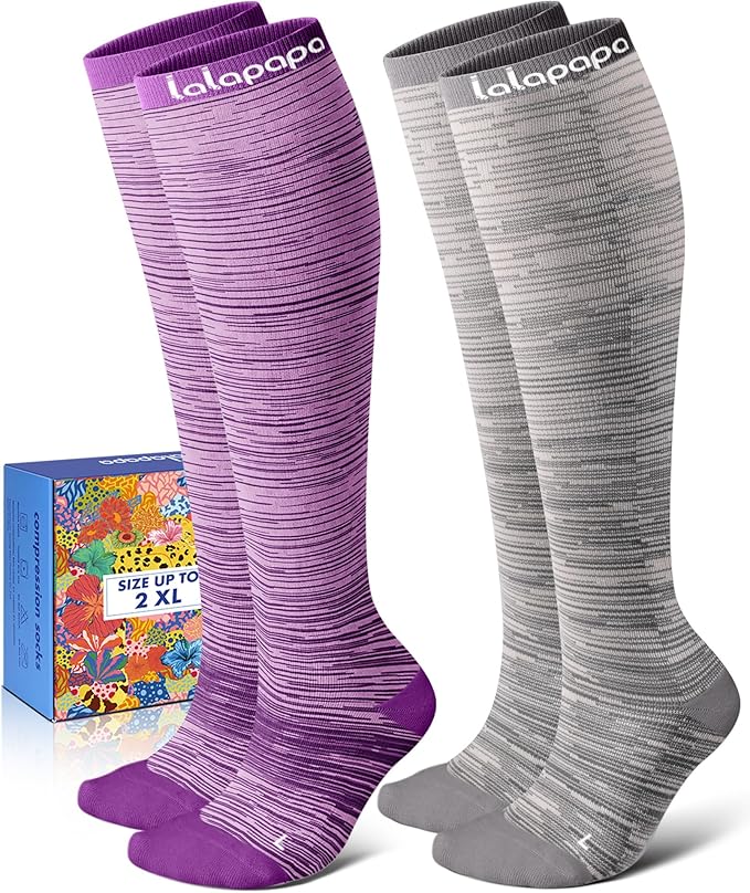 Thick Soft Cotton Compression Socks by Lalapapa