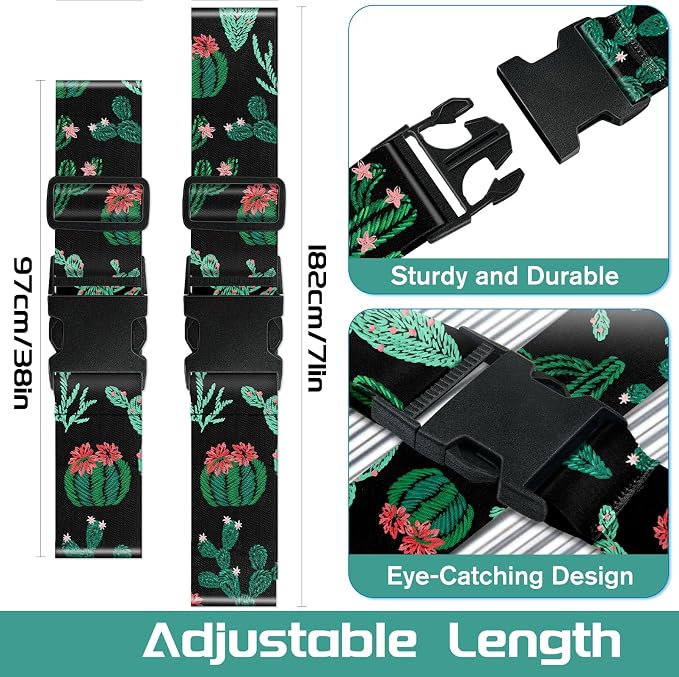 Slohif Luggage Straps for Suitcases Travel Belt Accessories Luggage Connector - Image 2