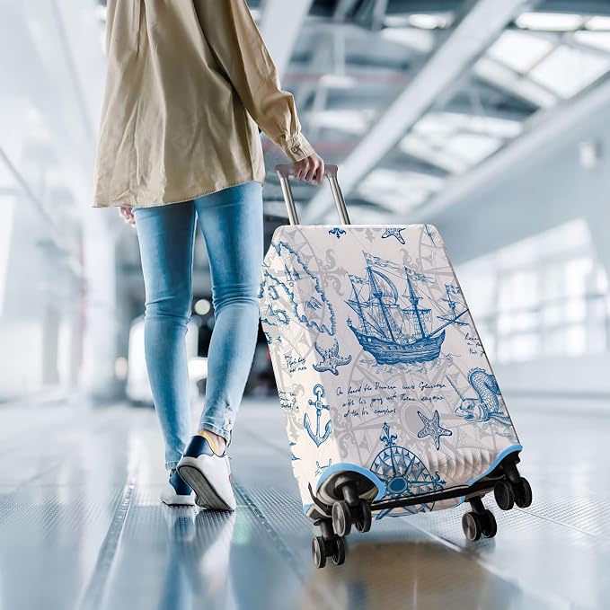 Travel Luggage Cover Suitcase Protector Fits 18-32 Inch Wheel Covers - Image 7